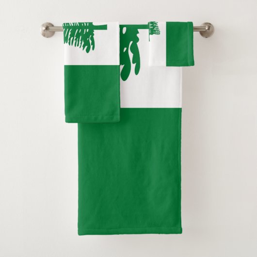Flagge der Norfolk Badhandtuch Set (Insitu)