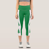 Flagge der Norfolk Capri Leggings (Vorderseite)