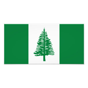 Flagge der Norfolk Fotodruck