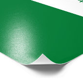 Flagge der Norfolk Fotodruck (Ecke)