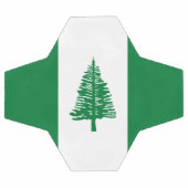 Flagge der Norfolk Fußball (Flach)