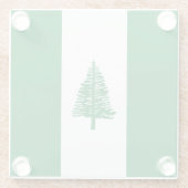 Flagge der Norfolk Glasuntersetzer (Rückseite)