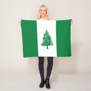Flagge der Norfolk-Insel Fleecedecke