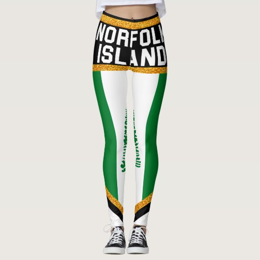 Flagge der Norfolk Leggings (Vorderseite)