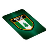 Flagge der Norfolk Magnet (Rechte Seite)
