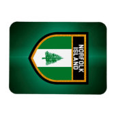 Flagge der Norfolk Magnet (Horizontal)