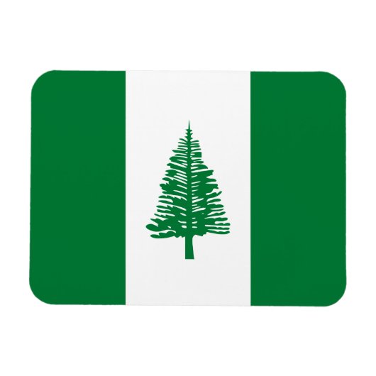 Flagge der Norfolk Magnet (Horizontal)