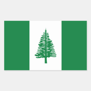 Flagge der Norfolk Rechteckiger Aufkleber