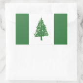 Flagge der Norfolk Rechteckiger Aufkleber (Tasche)