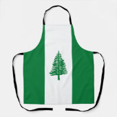 Flagge der Norfolk Schürze (Vorderseite)