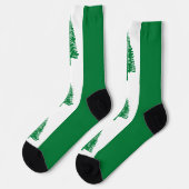 Flagge der Norfolk Socken (Linkes Detail)