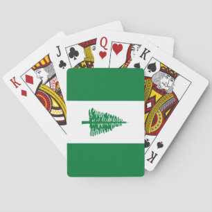 Flagge der Norfolk Spielkarten