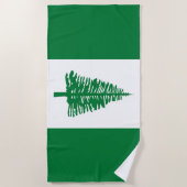Flagge der Norfolk Strandtuch (Vorderseite)