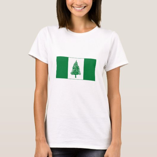 Flagge der Norfolk T-Shirt (Vorderseite)