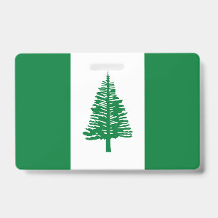 Flagge der Norfolkinsel Ausweis