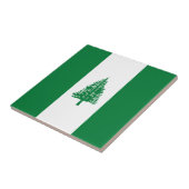 Flagge der Norfolkinsel Fliese (Seite)