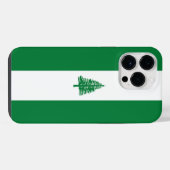 Flagge der Norfolkinsel iPhone Hülle (Rückseite (Horizontal))