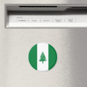 Flagge der Norfolkinsel Magnet (In Situ (Geschirrspüler))