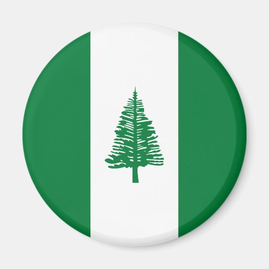 Flagge der Norfolkinsel Magnet (Vorne)