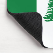Flagge der Norfolkinsel Mousepad (Ecke)