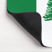Flagge der Norfolkinsel Mousepad (Ecke)