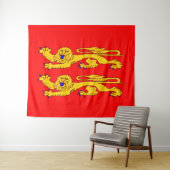 Flagge der Normandie Wandteppich (Beispiel (Horizontal))