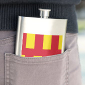 Flagge der Northumberland Flasche Flachmann (Beispiel)