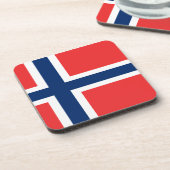 Flagge der Norwegen-Korken-Untersetzer Getränkeuntersetzer (Linke Seite)