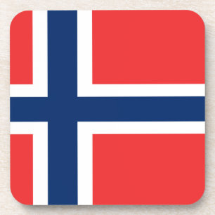 Flagge der Norwegen-Korken-Untersetzer Getränkeuntersetzer