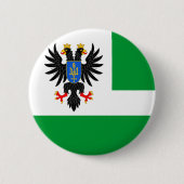 Flagge der Oblast Tschernihiiv Button (Vorderseite)