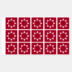 Flagge der Oglala Lakota Sioux Etiketten