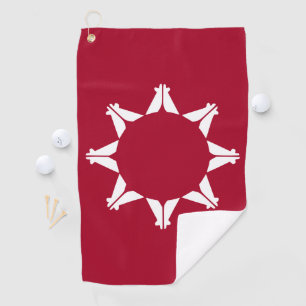 Flagge der Oglala Lakota Sioux Golfhandtuch