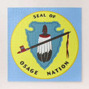 Flagge der Osage Nation Puzzle