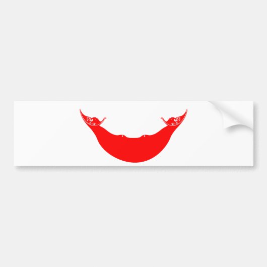 Flagge der Osterinsel (Rapa Nui) Autoaufkleber (Vorne)