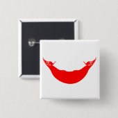 Flagge der Osterinsel (Rapa Nui) Button (Vorne & Hinten)