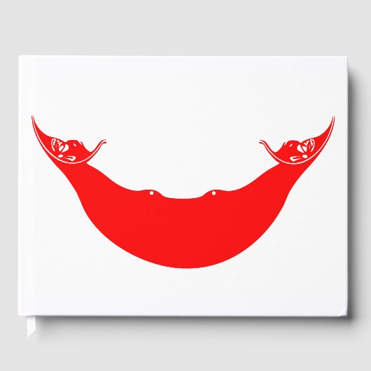 Flagge der Osterinsel (Rapa Nui) Gästebuch (Vorderseite)