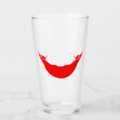 Flagge der Osterinsel (Rapa Nui) Glas (Vorderseite)