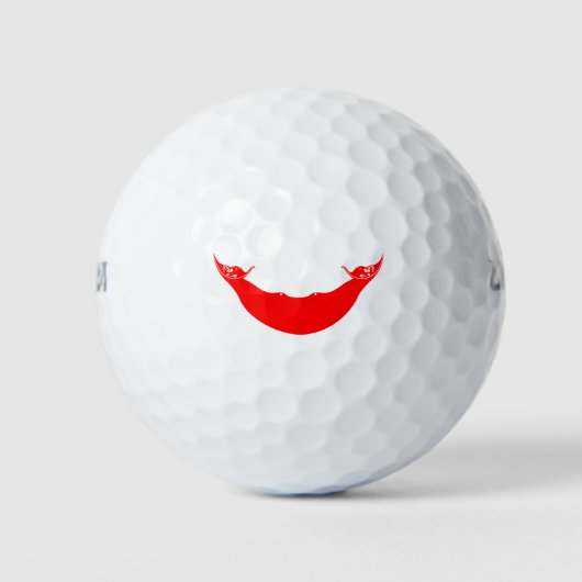 Flagge der Osterinsel (Rapa Nui) Golfball (Vorderseite)
