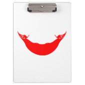 Flagge der Osterinsel (Rapa Nui) Klemmbrett (Vorderseite)