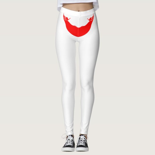 Flagge der Osterinsel (Rapa Nui) Leggings (Vorderseite)