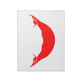 Flagge der Osterinsel (Rapa Nui) Notizblock (Rotiert)