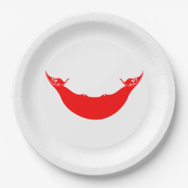 Flagge der Osterinsel (Rapa Nui) Pappteller