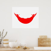 Flagge der Osterinsel (Rapa Nui) Poster (Küche)