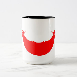 Flagge der Osterinsel (Rapa Nui) Zweifarbige Tasse