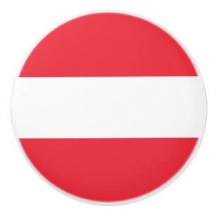 Flagge der österreichischen Keramik Knob Keramikknauf