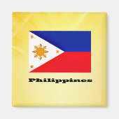 Flagge der Philippinen, Archipel, Magnet (Vorne)