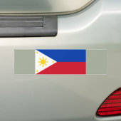 Flagge der Philippinen Autoaufkleber (Auf Auto)