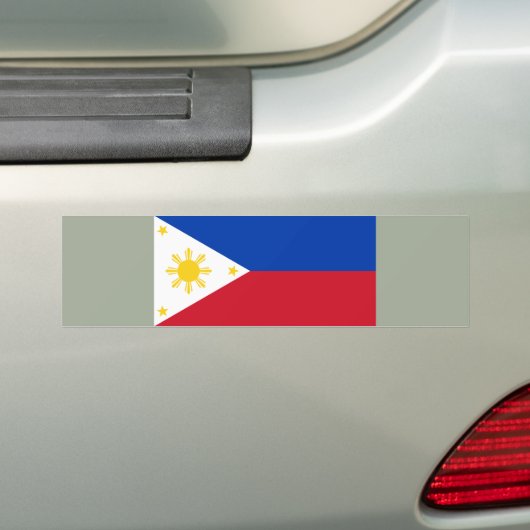 Flagge der Philippinen Autoaufkleber (Auf Auto)