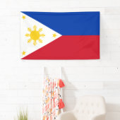 Flagge der Philippinen Banner (Insitu)