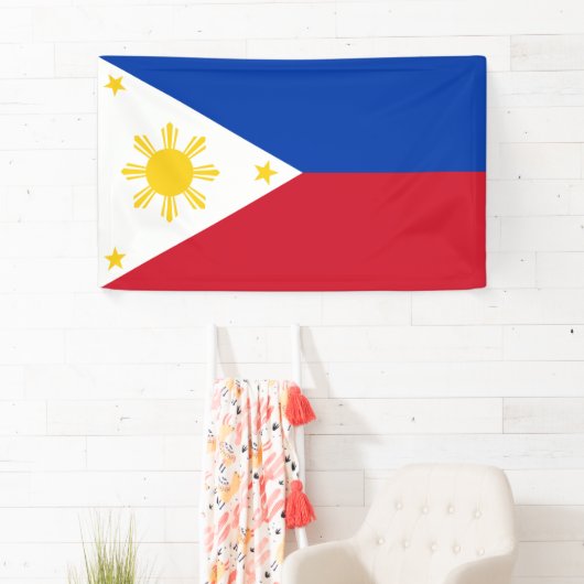 Flagge der Philippinen Banner (Insitu)